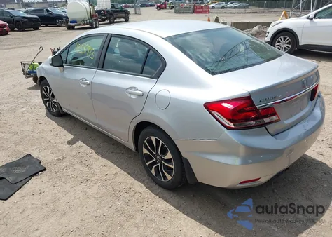 2013 Honda Civic Ex-L из США, поврежденный, VIN 2HGFB2F92DH555556